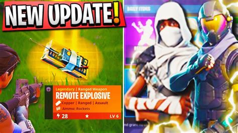 NEW Remote Explosive VICTORY NEW LOOT LLAMAS LOCATIONS Fortnite