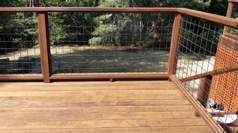 Thermally Modified Wood Snap To It Ash Deck In Occidental With Wild Hog Wire Rail Deckmaster