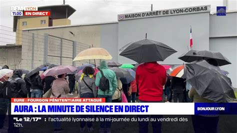 Fourgon pénitentiaire attaqué dans l Eure la minute de silence à la