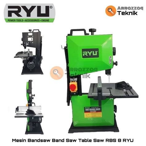 Jual Ryu Mesin Gergaji Kayu Ukir Mesin Bandsaw Band Saw Table Saw Rbs