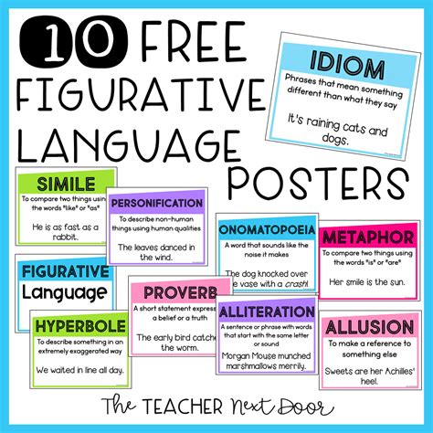 Free Figurative Language Posters Artofit