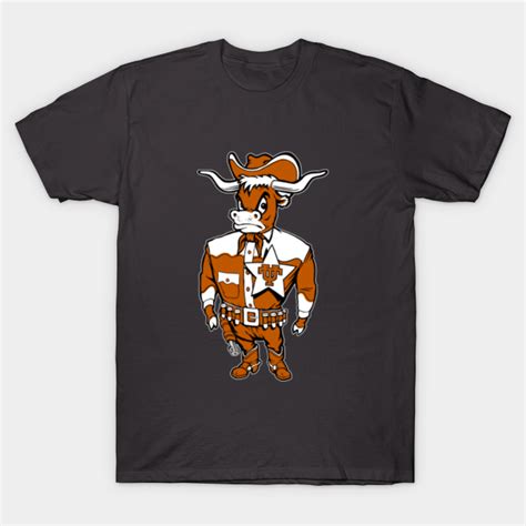 Vintage Texas Sheriff Bevo Mascot Texas T Shirt Teepublic