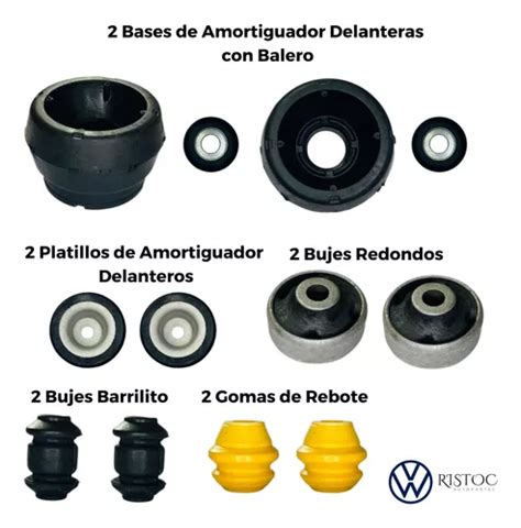 Bases Bujes Platillos Gomas De Rebote Jetta Clásico 99 15 Envío gratis