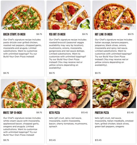 Blaze Pizza Menu With Prices (Updated: July 2024)