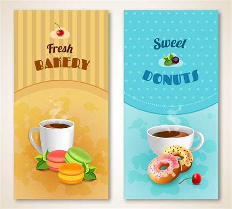 Bakery Banner Set 463119 Vector Art at Vecteezy