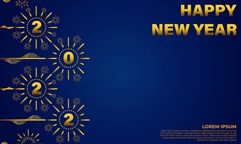 blue and gold new year celebration background template 4609676 Vector Art at Vecteezy