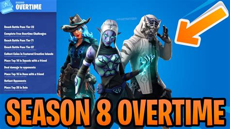 All Fortnite Season 8 Overtime Challenges Rewards Leaked Ember