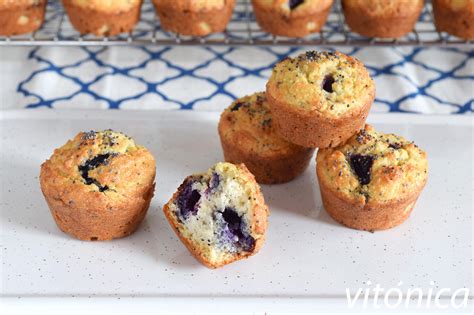 Mini muffins keto con arándanos Receta saludable fácil y sencilla