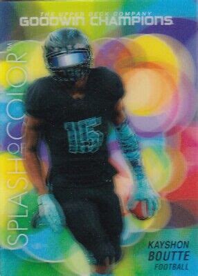 Upper Deck Goodwin Champions Scl Kb Kayshon Boutte Splash Of Color