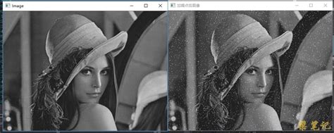 Opencv图像像素点操作加椒盐噪点例 梁笔记
