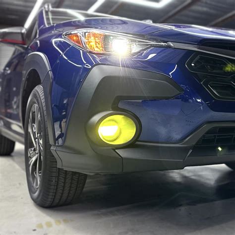 2024 Subaru Crosstrek Fog Light Tint Pre Cut Overlay Aeroflowdynamics Overlays