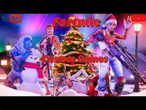 Fortnite Live Deutsch Weihnacht Stream Entspannt Custom Games Mit Euch