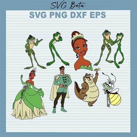 Princess And The Frog Svg