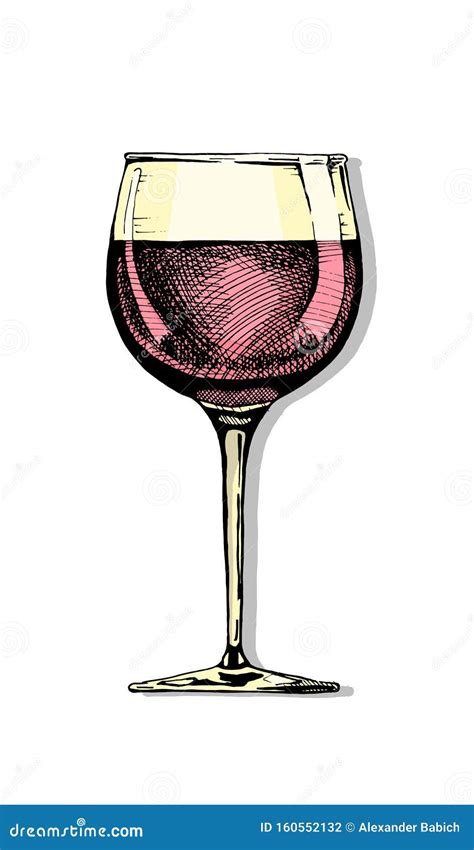 Illustration Of Wine Glass Stock Vector Illustration Of Restaurant