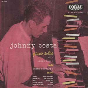 Piano Solos Johnny Costa Lp The Mister Rogers Neighborhood Archive