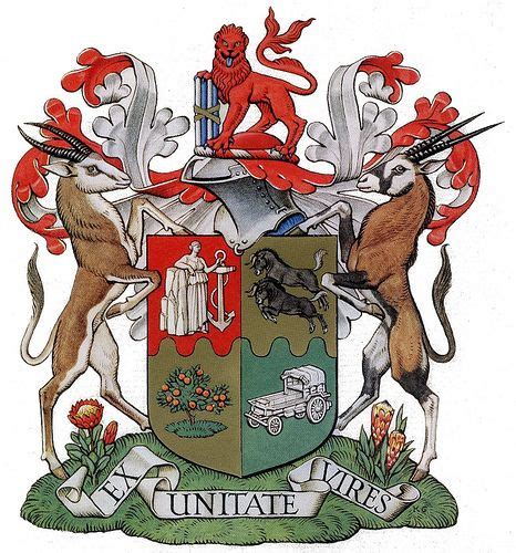 South African Coat of Arms 1932 - 2000 | Union of south africa, South ...