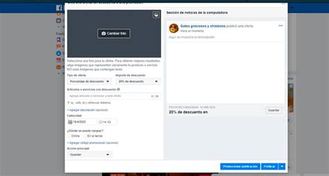 C Mo Crear Ofertas En Una P Gina De Empresa En Facebook Ejemplo