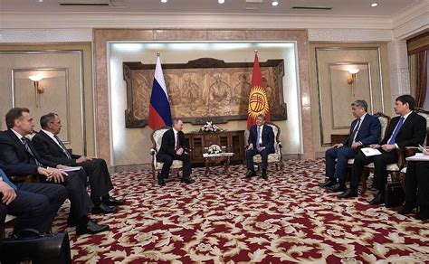 Российско-киргизские переговоры • Президент России