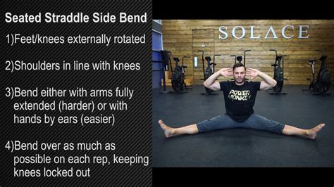 Seated Straddle Side Bend Youtube