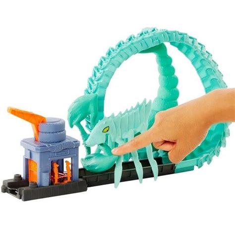 Pista Hot Wheels City Ataque Toxico Do Escorpião Mattel Toyshow Tudo de Marvel DC Netflix