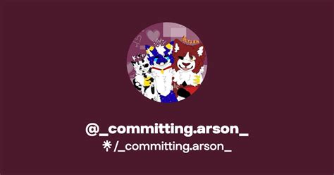 Committingarson Instagram Linktree