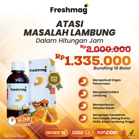 Jual Paket Box Freshmag Original Madu Berkhasiat Tanpa Kandungan