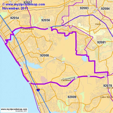 92103 Zip Code Map