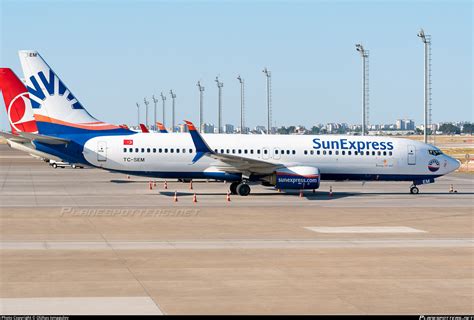 TC SEM SunExpress Boeing 737 8HC WL Photo By Olzhas Ismagulov ID