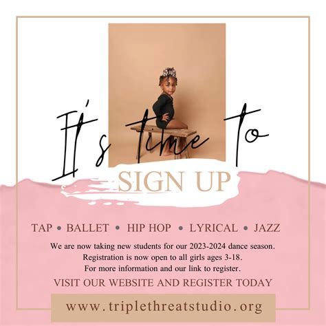 2023 2024 Registration Triple Threat Studio