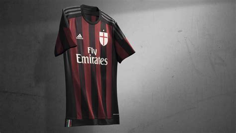 Adidas 201516 Ac Milan Home Kit Soccerbible