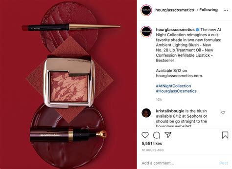 Hourglass Cosmetics At Night Collection New Ambient Lighting Blush And No 28 Lip Treatment