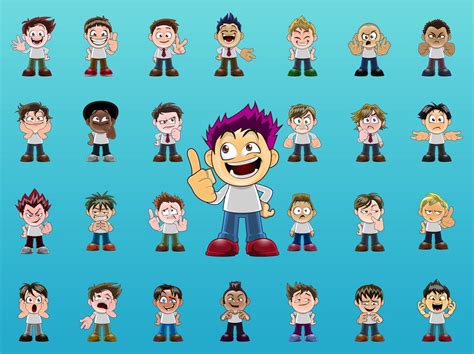 Cartoon Boys Vector Art & Graphics | freevector.com