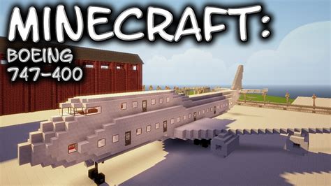 Minecraft Boeing 747 400 Youtube