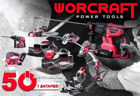 Фірмовий інтернет магазин WORCRAFT, акумуляторний, електроінструмент ...