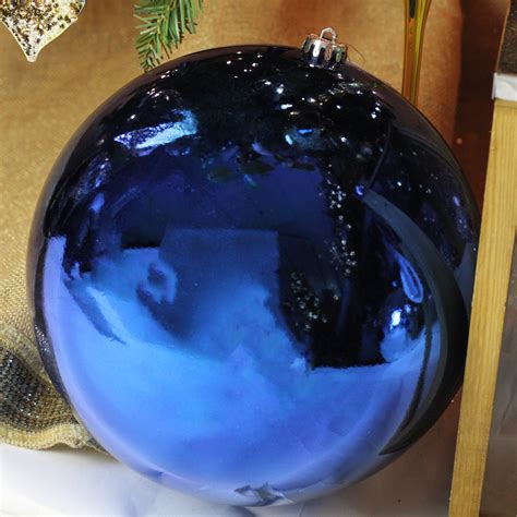 Northlight Lavish Blue Commercial Shatterproof Christmas Ball Ornament 12