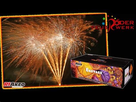 Riakeo Röder Feuerwerk Ekstase Top Verbund mit 130 Schuss und