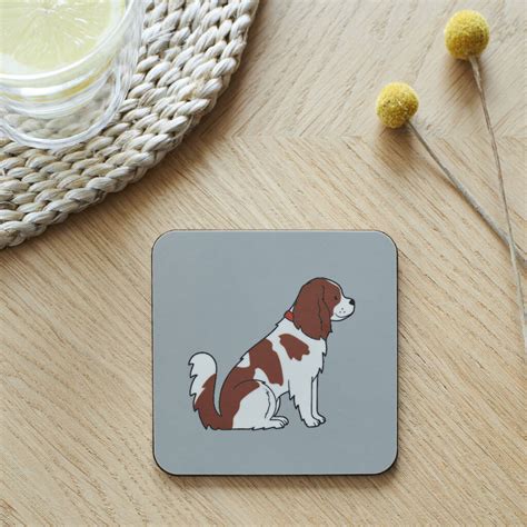 King Charles Cavalier Spaniel Coaster By Sweet William Designs