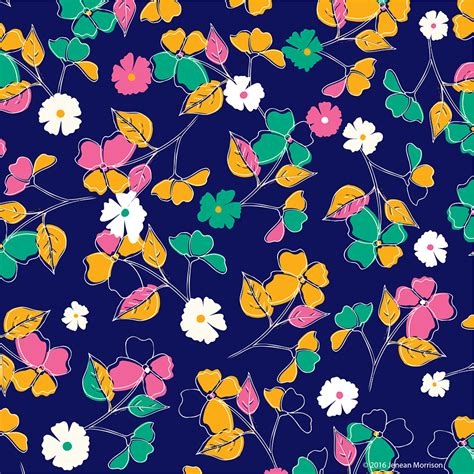 Floral Pattern Animated — Jenean Morrison Art And Design