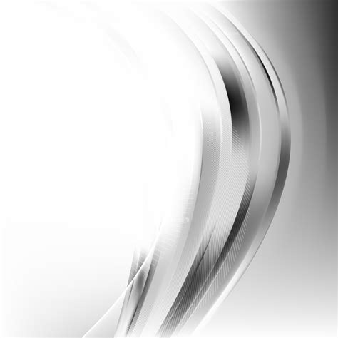 Abstract Grey and White Curved Lines Background