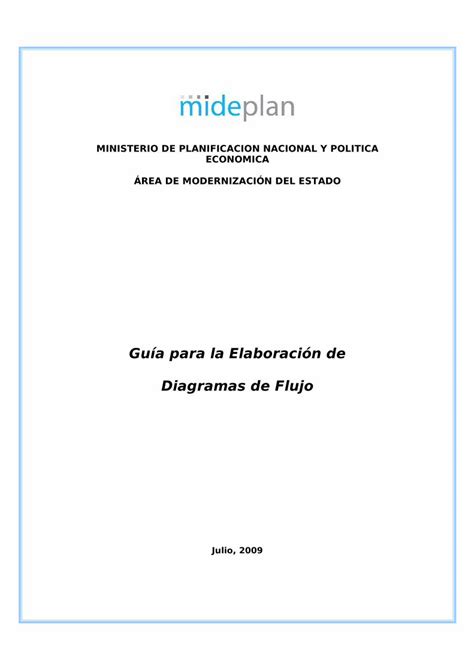 Pdf Gu A Para Elaboraci N Diagramas De Flujo Evalperu Orgevalperu