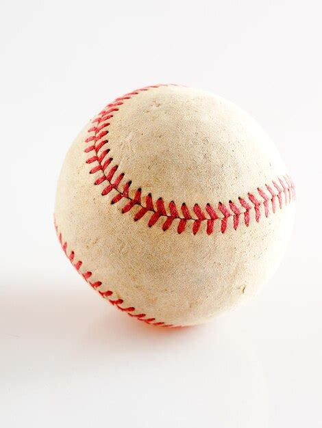 Premium Photo Close Up Of Baseball Over White Background