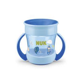 Copo Mini Magic Cup 360º Alça NUK Evolution 160ml Azul