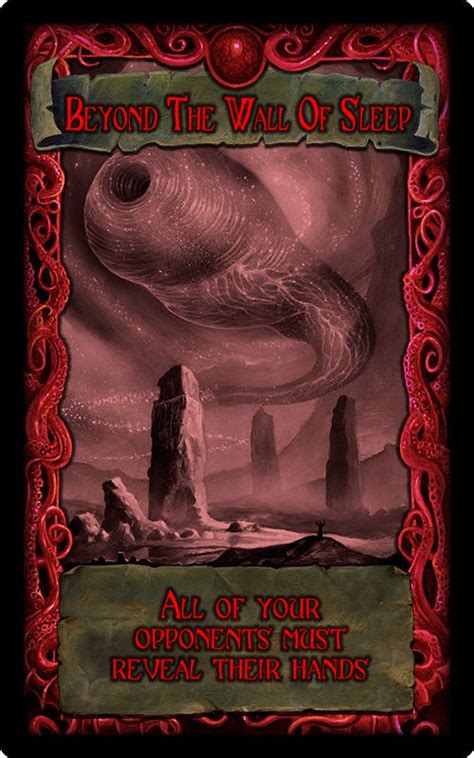 Beyond The Wall Of Sleep From The Card Game Cthulhu The Great Old