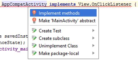 Android OnClickListener Handling Button In Android Studio