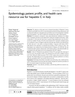 Fillable Online Iris Unito Clinicoeconomics And Outcomes Research Fax