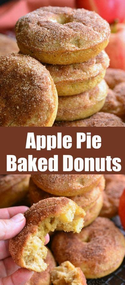 Irresistible Apple Pie Baked Donuts