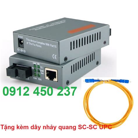 Converter quang NETLINK 1 0GB 1 sợi quang 25km Single mode mã HTB GS