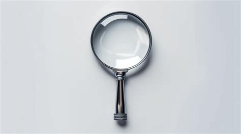 Premium Photo A Magnifying Glass On A White Background