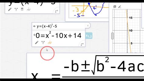 Quad Intersection Of Line And Parabola Youtube