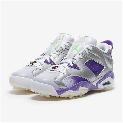 Nike Jordan Retro 6 G NRG - Mettalic Silver/Oxygen Purple - Mens Shoes ...